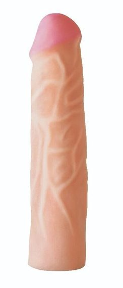 Страпон-насадка EGZO NSTR09 CIBERSKIN, реалистичная, телесного цвета, 21 см Sex Aura
