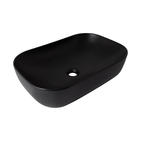 Раковина-чаша Qtap Robin 600x390x150 Matt black QT132143PMBMBN