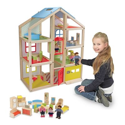 Ігровий набір Melissa&amp;Doug Кукольный домик с подъемником и мебелью (MD2462) | Зображення 2