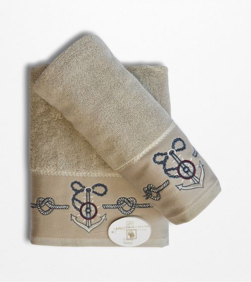 Подарочный набор полотенец Pupilla Pedro v1 Bej