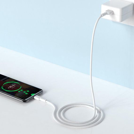 Кабель HOCO X33 Type-C 5A Surge charging data cable White | Зображення 5