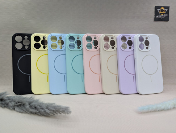 Чохол м'який Iphone 15 Pro Max MagSafe SoftTouch Протиударний Жовтий | Зображення 3