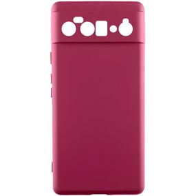 Чохол TPU GETMAN Liquid Silk Full Camera для Motorola Edge 60 Fusion Бордовий / Marsala