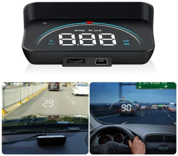 Проекція швидкості на лобове скло M8 з OBD2, дисплей HUD для автомобіля | Зображення 8