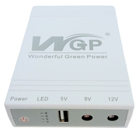 Джерело безперебійного живлення для роутера 10400 mAh USB, 9V, 12V Mini UPS WGP power bank УПС павербанк | Зображення 5