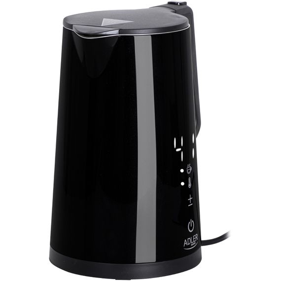 Електрочайник Adler AD 1345 black 1850-2200Вт/ 1.7л/ STRIX/ встановлення температури/