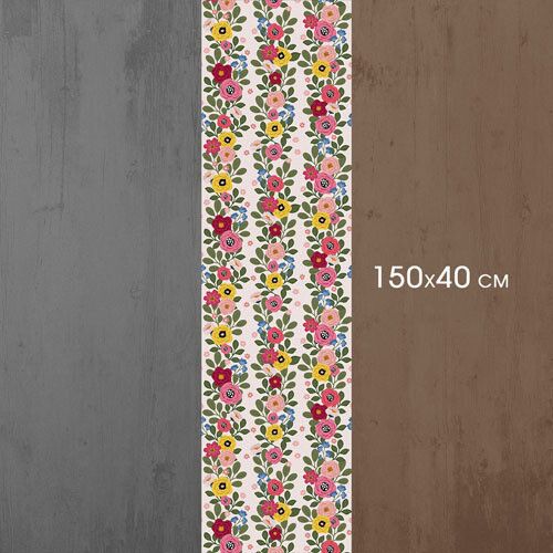 Доріжка на стіл Мальви 150x40 см (DR__24A011) | Зображення 2