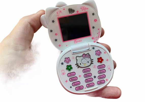 Дитячий мінімобільний Телефон HELLO KITTY (БІЛИЙ) (код: SKU-1501238456) | Зображення 2