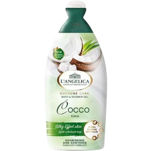 L'ANGELICA Supreme Care Гель для ванни та душу відновлюючий з кокосом, 500 мл