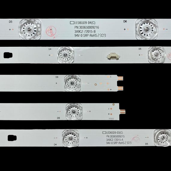 LED підсвітка TV 65" LED65D9-03(C) + LED65D9-04(C) 3A9CZ-72015-A 3A9CZ-72015-B LS65AL88K81 16шт. | Зображення 1