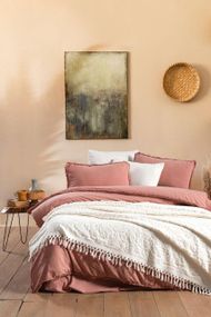 Постільна білизна Sikel Stonewashed Soho Firfirli 200 х 220 см Rose