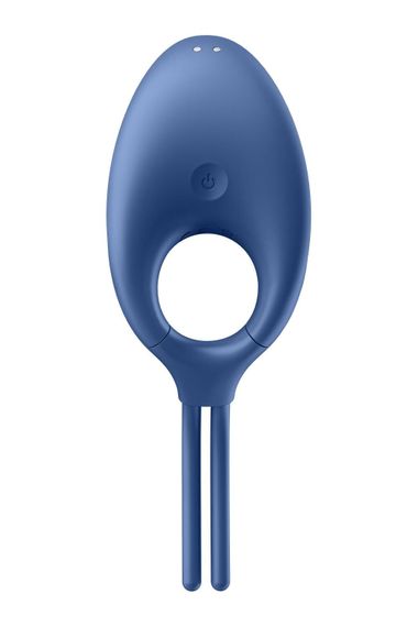 Ерекційне віброкільце-ласо Satisfyer Swordsman Blue, міцна фіксація, 10 режимів, потужний мотор | Зображення 4