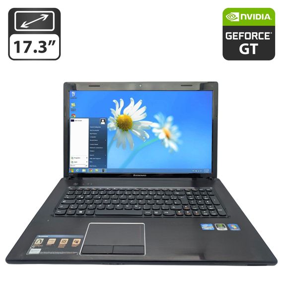 Ноутбук Lenovo G780 / 17.3" (1600x900) TN / Intel Core i3-2370M (2 (4) ядра по 2.4 GHz) / 8 GB DDR3 / 500 GB HDD / nVidia GeForce GT 630M, 2 GB GDDR5, 128-bit / WebCam / DVD-ROM / АКБ не держит б/у