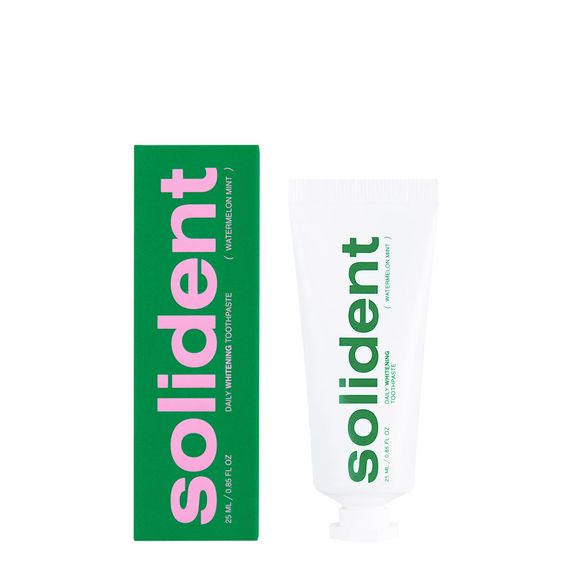 Щоденна відбілююча зубна паста Solident Watermelon mint, зі смаком кавуна і м'яти, 25 г