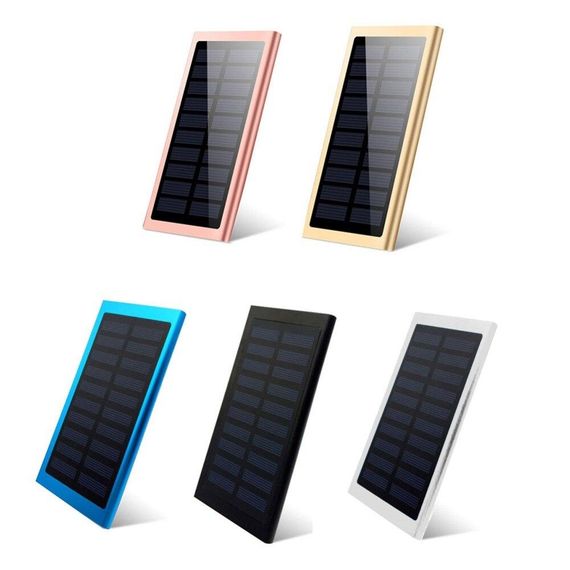 Павербанк с солнечной панелью УМБ Power Bank Solar Panel 10000mAh | Зображення 1