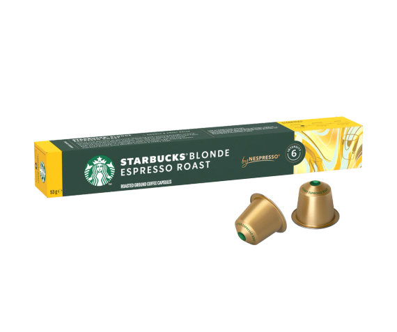 Кава в капсулах Starbucks Nespresso Blonde Espresso 6 США Старбакс неспрессо