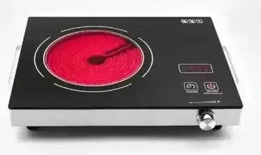 Настольная плита электрическая сенсорная инфракрасная одноконфорочная Zepline ZP-061 2200 Вт | Зображення 4