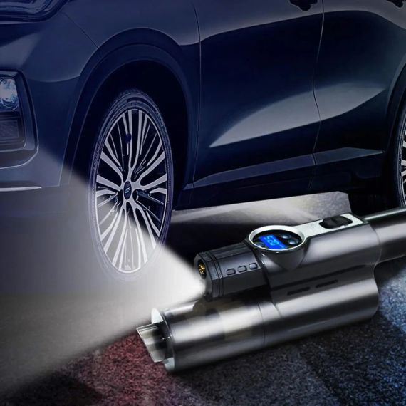 Пилосос автомобільний 4 в 1 Vacuum USB 120 Вт Потужний пилосос із компресором для авто LY-8018 | Зображення 7