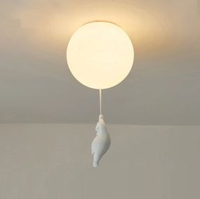 Люстра стельова на 1 лампочку 26806 Білий 60х25х25 см.