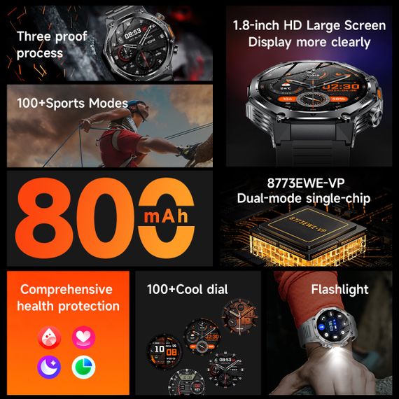 Smart Surf X Pro Silver Steel, 2 ремешка | Зображення 6