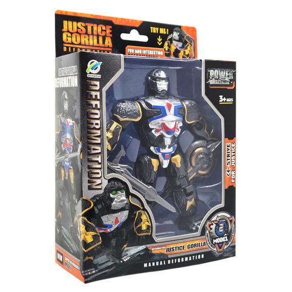 Детский робот-трансформер Justice Gorilla 168-85(Black) робот-горилла