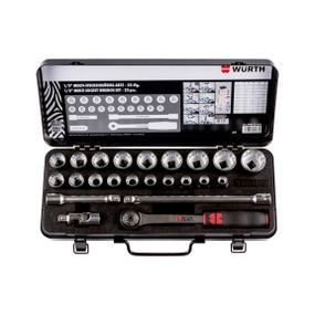 Набір торцевих головок Wurth MULTI проф 1/2" 23 шт
