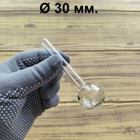 Стеклянная трубка Tigris Oil Clear Green