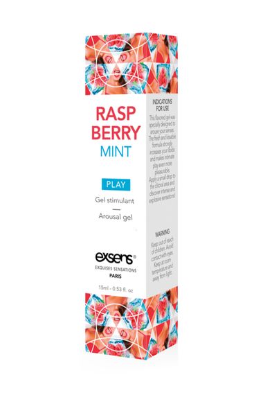 Збудливий гель EXSENS AROUSAL GEL RASPBERRY MINT 15ML | Зображення 3