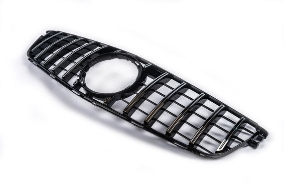 Передня решітка GT для Mercedes C-class W204 2007-2015рр | Зображення 1