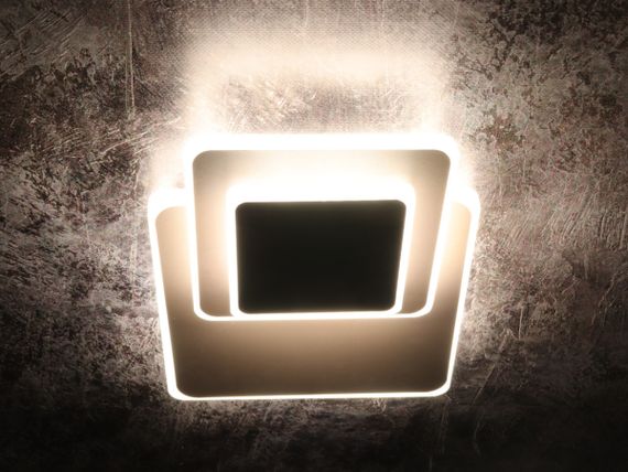 Сучасний креативний світильник стельовий LED для кухні ванної офісу 25468 Коричневий 7х25х40 см. | Зображення 2