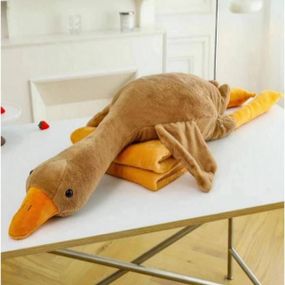 Іграшка м'яка Гусак-обнімусь 90см Коричневий