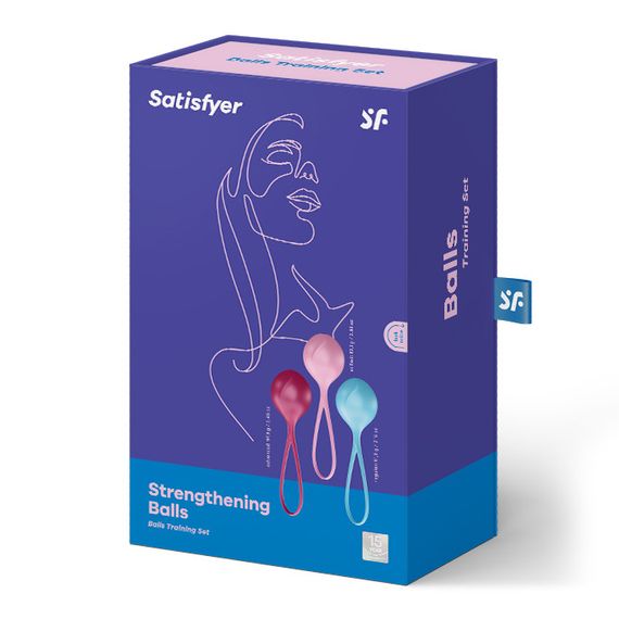 Набір вагінальних кульок Satisfyer Balls C03 single (set of 3) Sex Aura | Зображення 3
