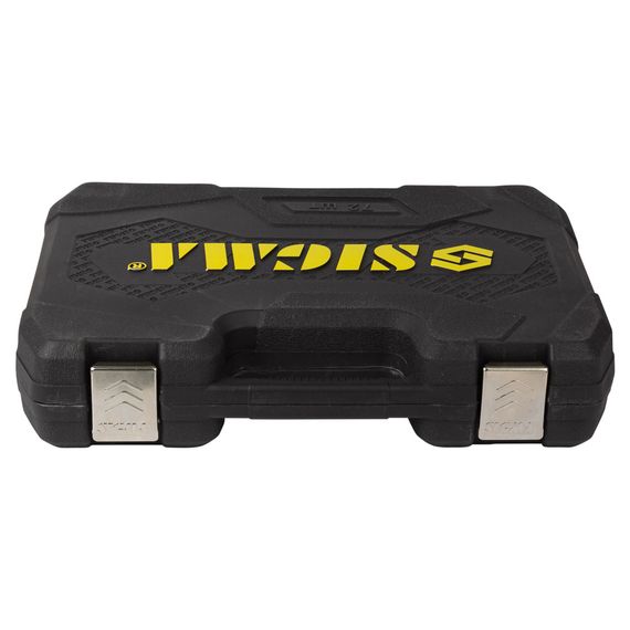 Набір насадок торцевих і біт Sigma 1/4", 1/2" 72 шт CrV mid (6003741) | Зображення 3