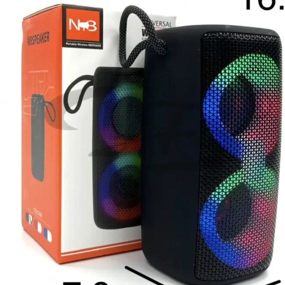 Портативная беспроводная Bluetooth колонка NB-041 Компактная колонка с RGB | Зображення 1