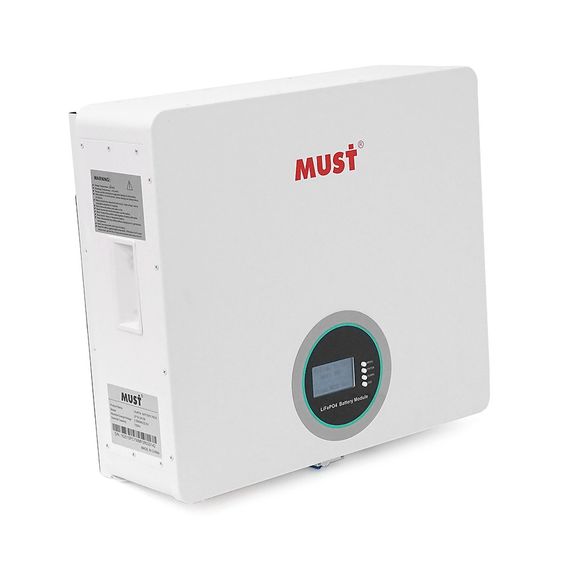 Аккумуляторная батарея Must LiFePO4 25.6V 100A h (450x400x140), 23kg