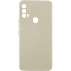 Чохол TPU GETMAN Liquid Silk Full Camera для Motorola Moto E40 Песочный / Sand