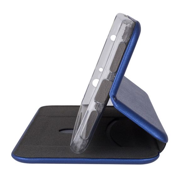 Шкіряний чохол-книжка Classy для Xiaomi Redmi Note 8 Pro Синій | Зображення 1