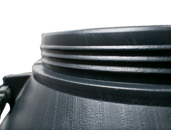 Бочка пластиковая 120 л техническая черная бидон  широкая горловина бочка для воды | Зображення 3