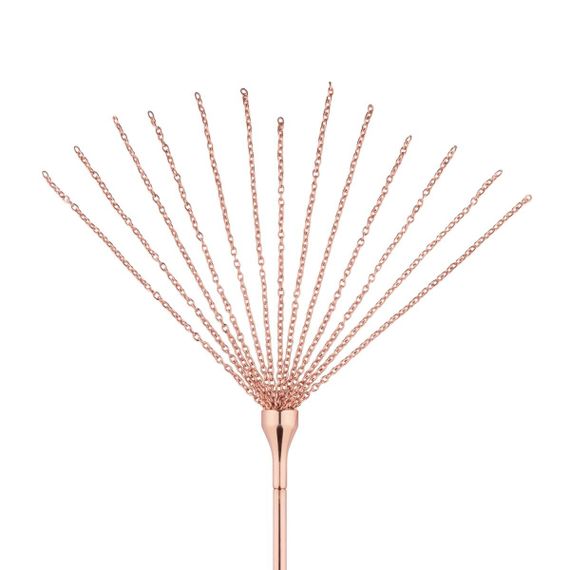 Лоскітка з металевим флогером Rosy Gold - Feather Tickler & Whip | Зображення 6