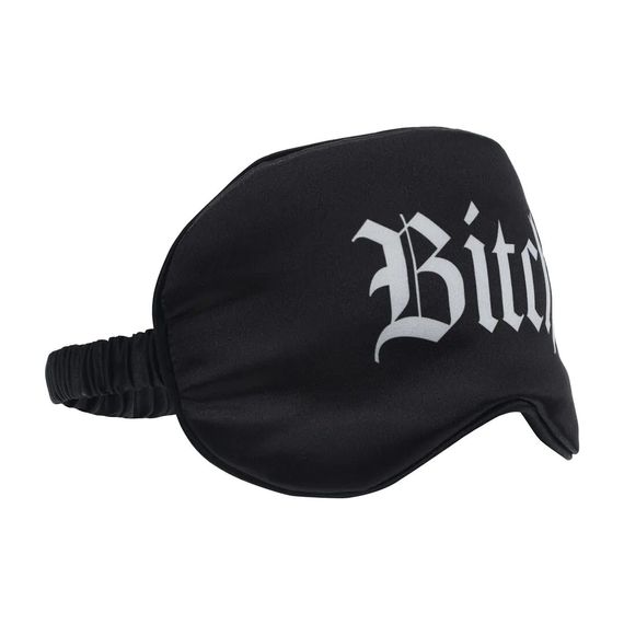 Маска на очі - Ouch! Satin Blindfold Bitch Black | Зображення 2