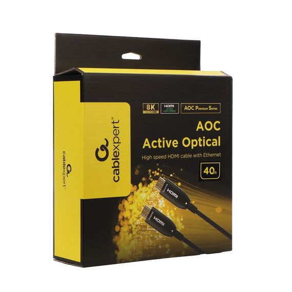 Кабель Cablexpert CCBP-HDMI8K-AOC-40M-EU, HDMI V.2.1, 40 м | Зображення 1