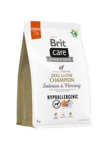 Корм Brit Care Dog Show Champion Salmon & Herring сухой гипоаллергенный для взрослых выставочных собак 3 кг