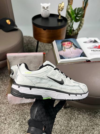 Кросівки  P-6000 W White Black , текстиль , В'єтнам