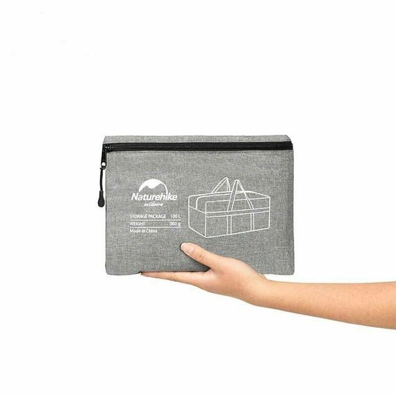 Сумка для зберігання портативна Naturehike NH17S021-L, 100 л, темно-сірий | Зображення 2