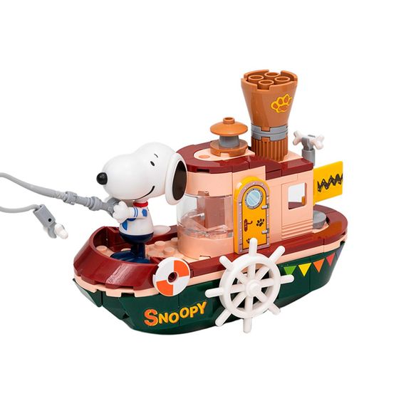 Конструктор Pantasy Snoopy - Пароход (86907)