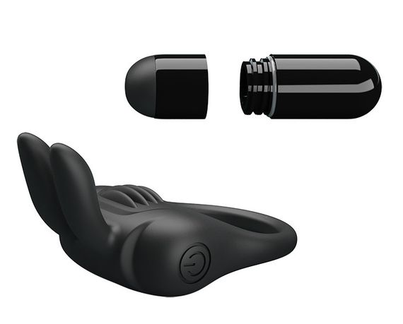 Кільце ерекційне серії Pretty - DAVION Silicone Vibration, BI-210264 Sex Aura | Зображення 4