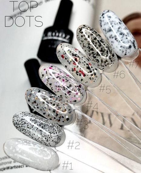 Топ Crooz Dots Top №05 (с разноцветными декоративными частичками) 8мл | Зображення 5