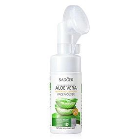 Увлажняющая пенка-мусс для умывания с щеточкой Sadoer Aloe Vera, 120мл