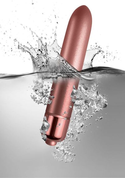 Вибропуля Rocks Off RO-90mm Touch of Velvet Rose Blush матовая, 10 режимов работы, на батарейке sexstyle | Зображення 2