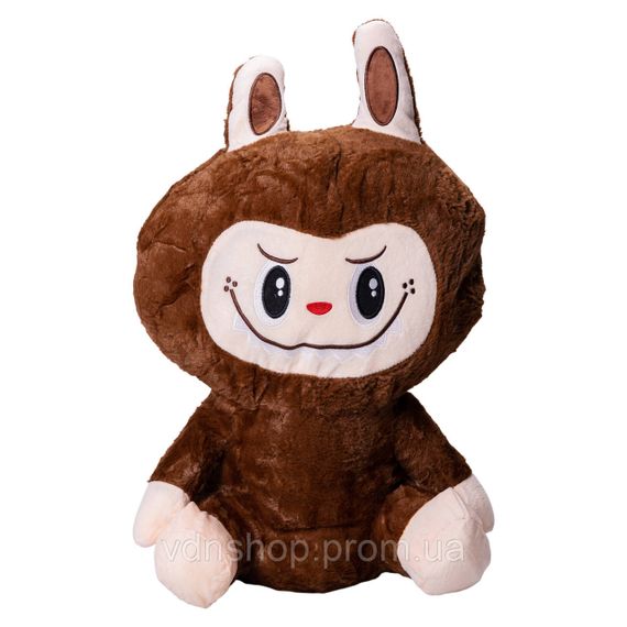 М'яка іграшка-плед, подушка 3 в 1 Лабубу 50 см Коричневий ТМ COLORFUL HOME LAB2BR | Зображення 5